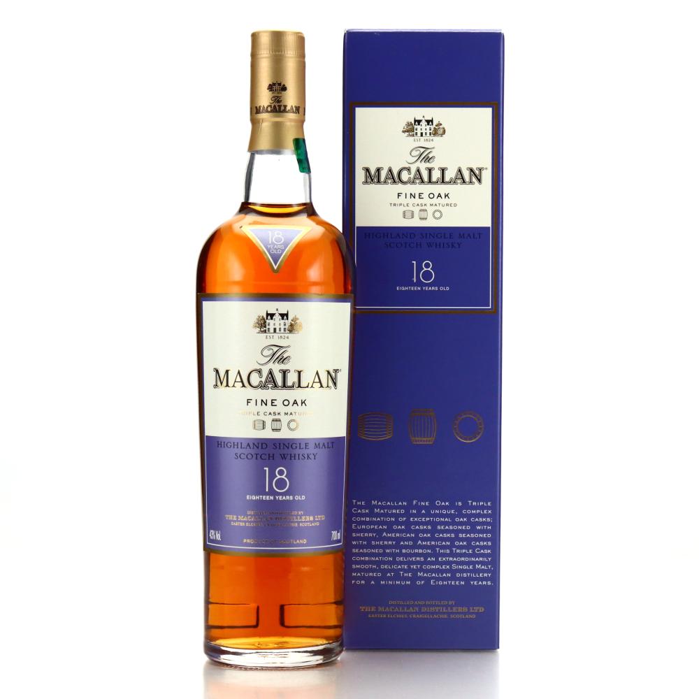 Macallan 18 Year Old Fine Oak