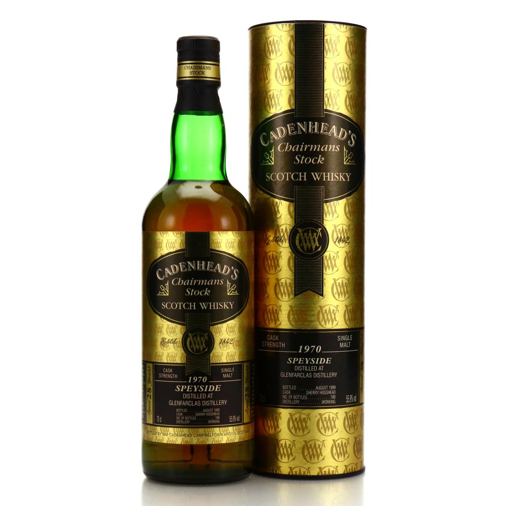 Glenfarclas 1970 Cadenhead's 28 Year Old Chairman's Stock