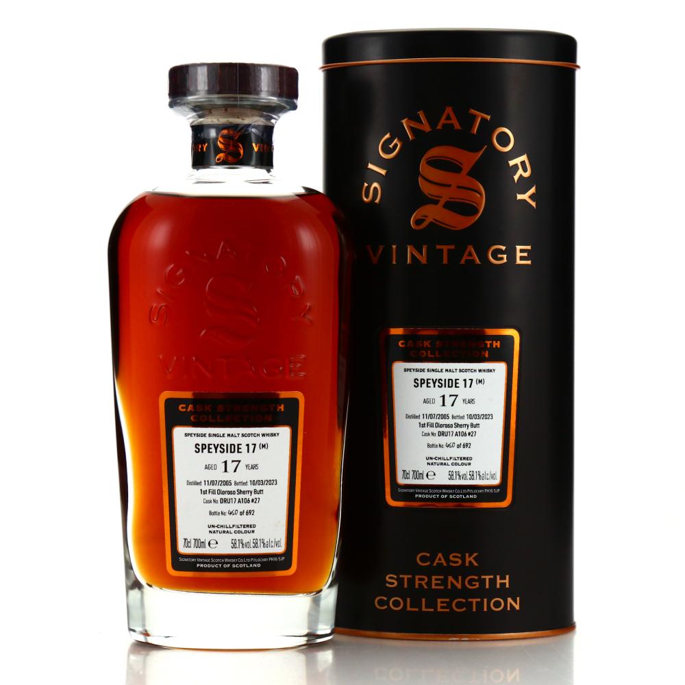Macallan 'Speyside 17' 2005 Signatory Vintage 17 Year Old Cask Strength #27