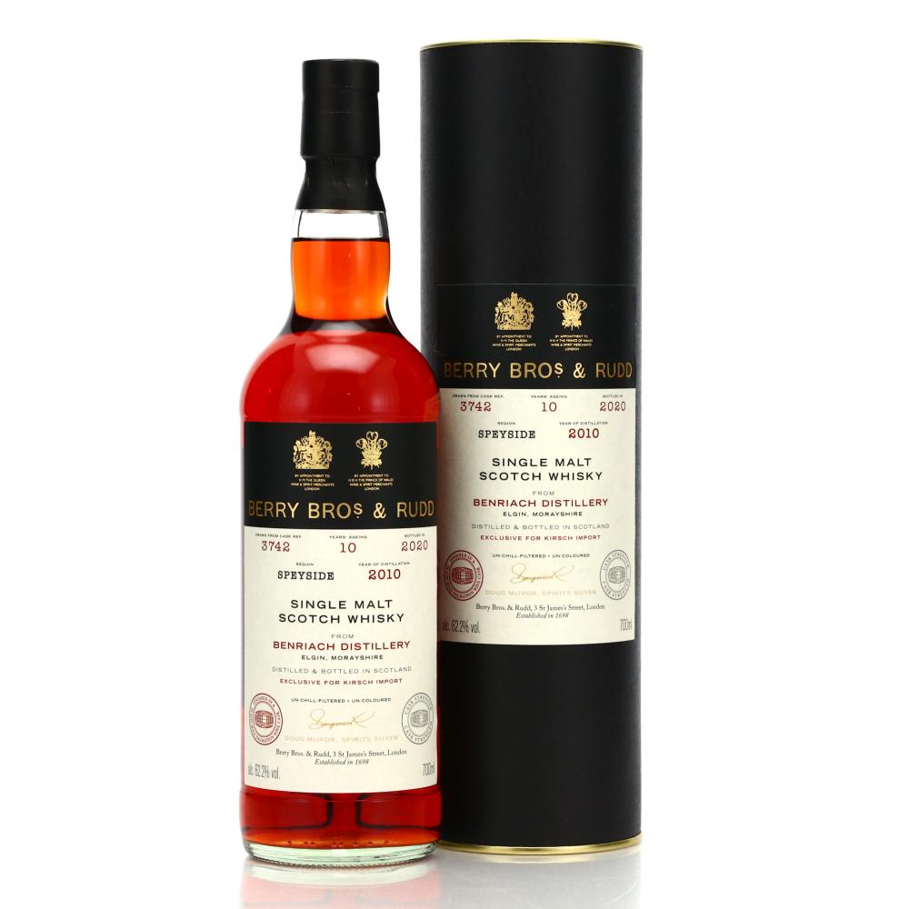 Benriach 2010 Berry Brothers and Rudd 10 Year Old / Kirsch Import