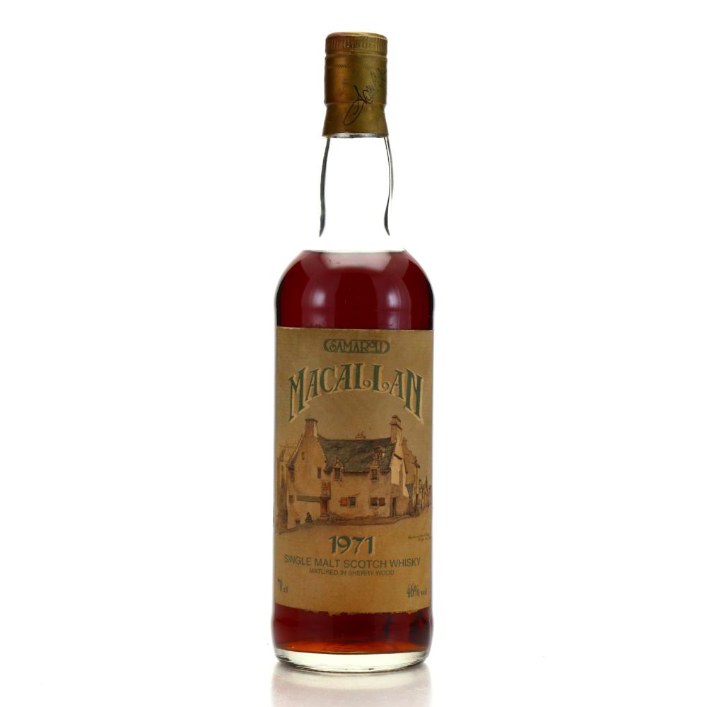Macallan 1971 Samaroli Sherry Wood / Curved Distillery Label