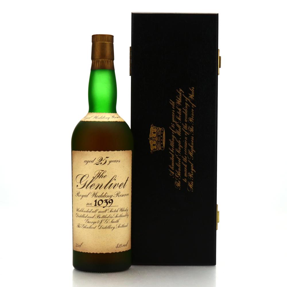 Glenlivet 25 Year Old Royal Wedding Reserve 1981