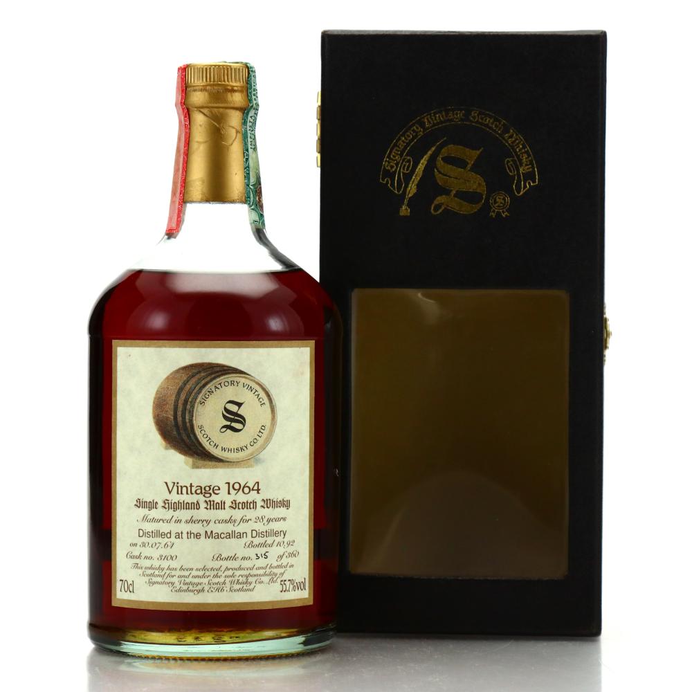 Macallan 1964 Signatory Vintage 28 Year Old
