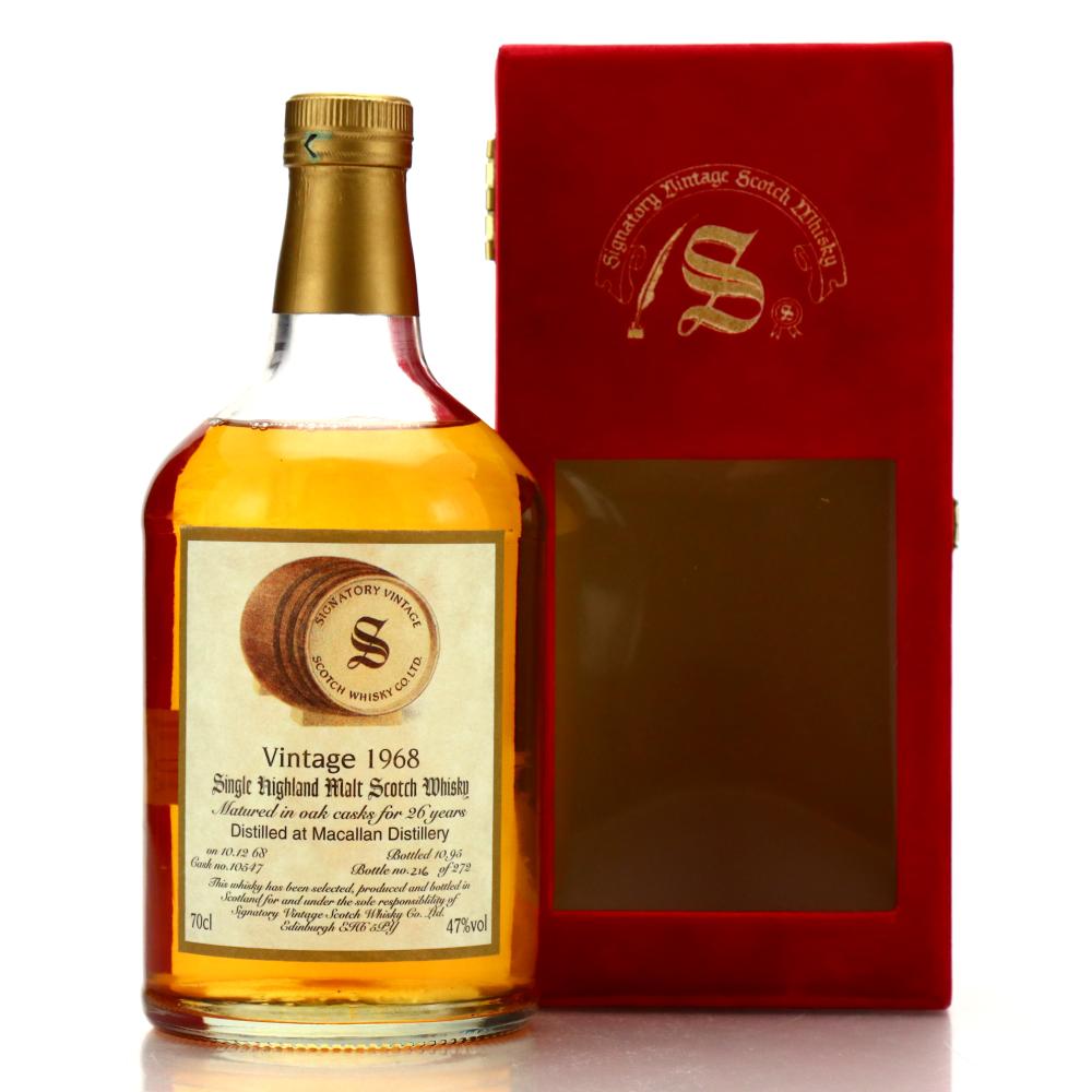 Macallan 1968 Signatory Vintage 26 Year Old