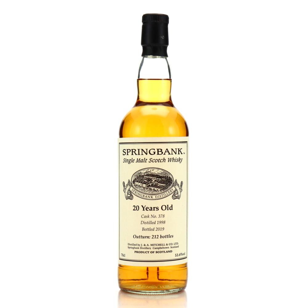 Springbank 1998 Private Cask 20 Year Old #378
