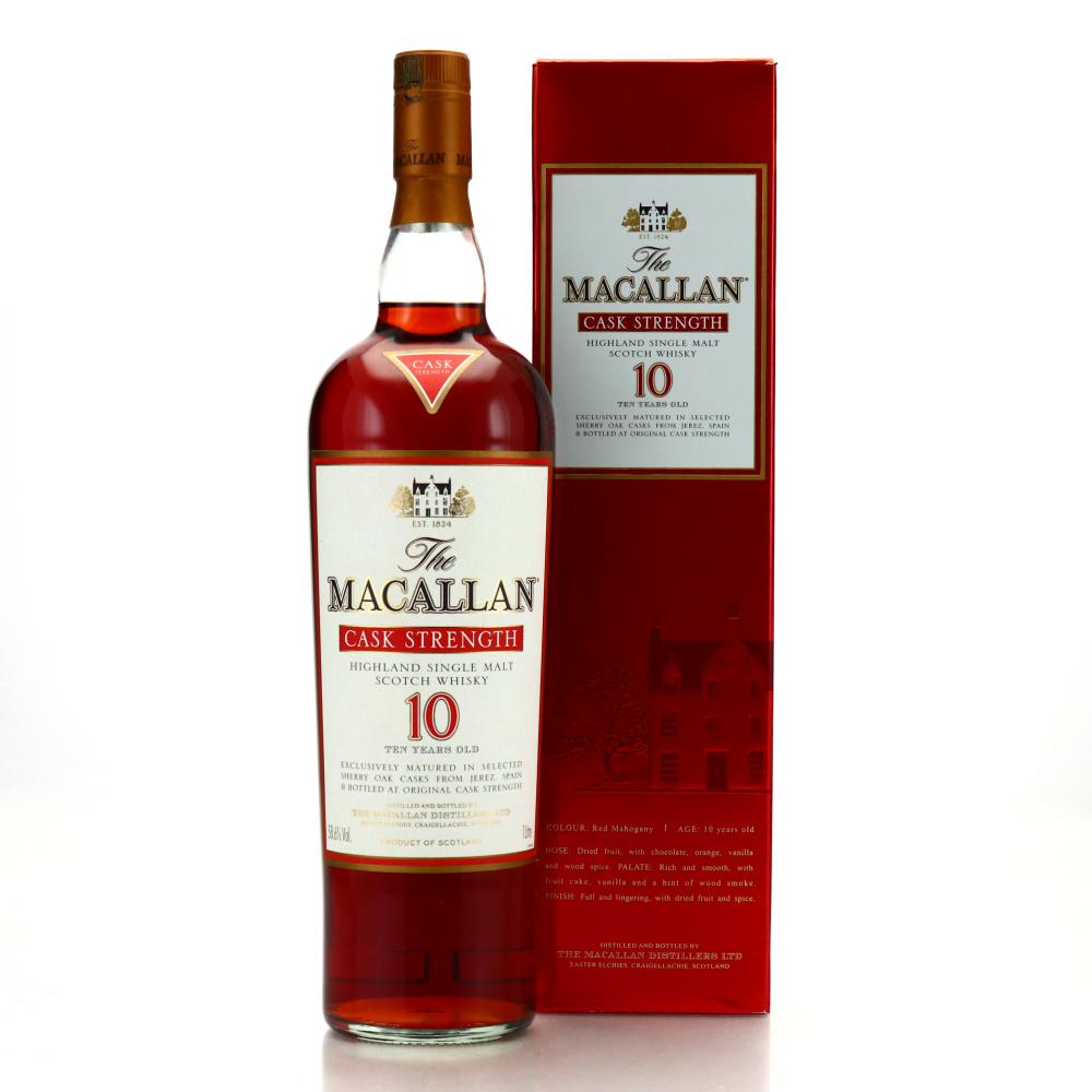 Macallan 10 Year Old Cask Strength 1 Litre / 58.6%