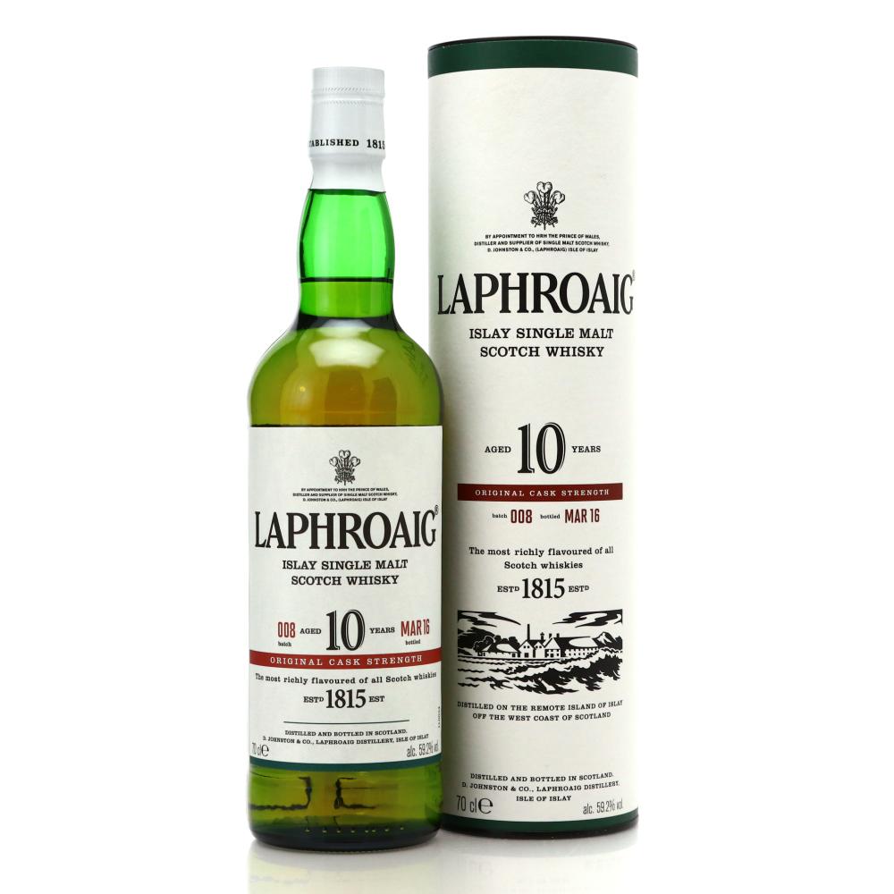 Laphroaig 10 Year Old Cask Strength Batch #008