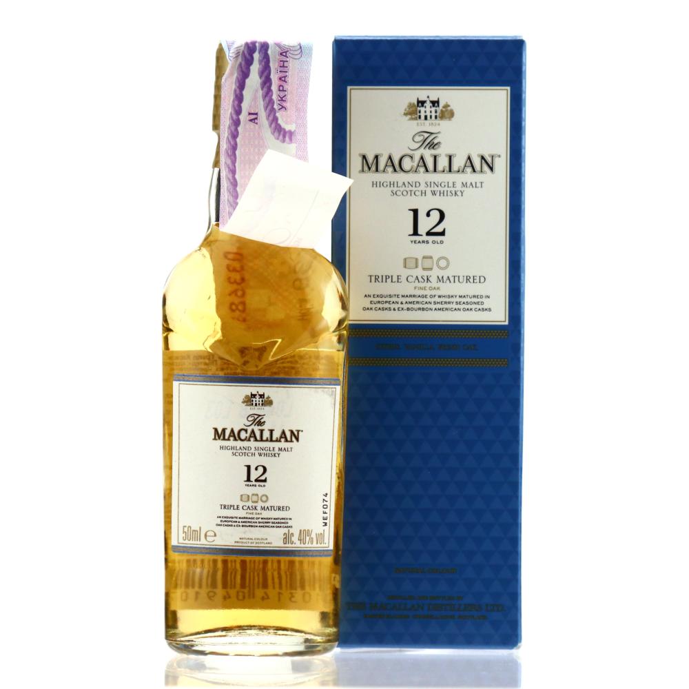 Macallan 12 Year Old Triple Cask Miniature