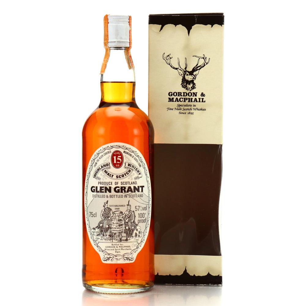 Glen Grant 15 Year Old Gordon and MacPhail 100 Proof 1980s