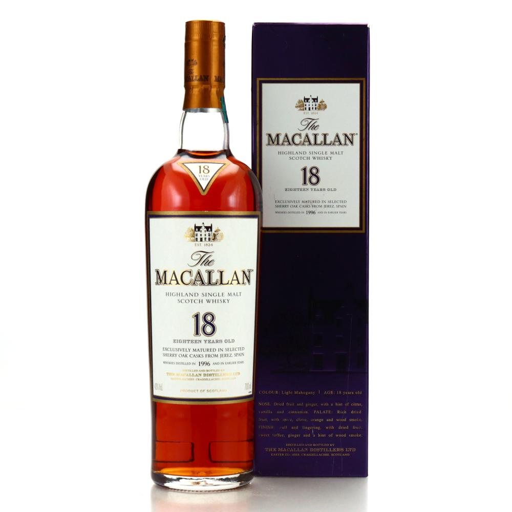 Macallan 1996 18 Year Old