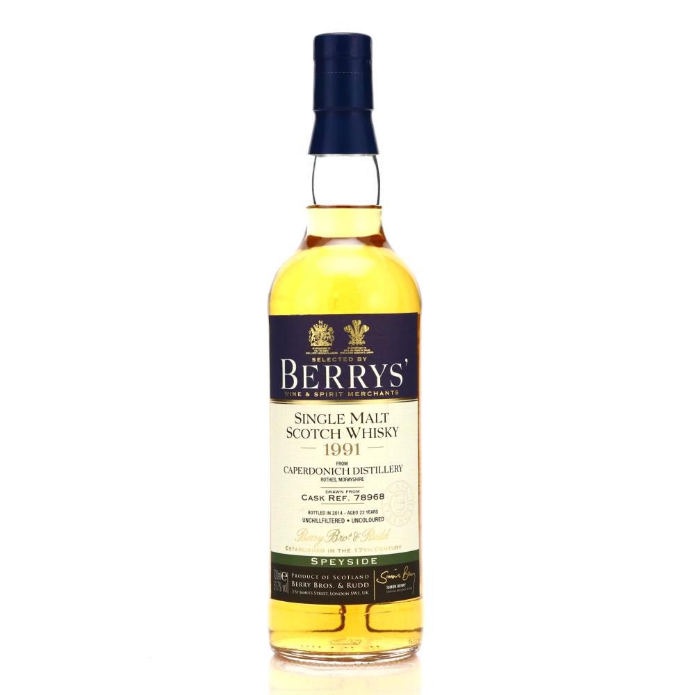 Caperdonich 1991 Berry Brothers and Rudd 22 Year Old