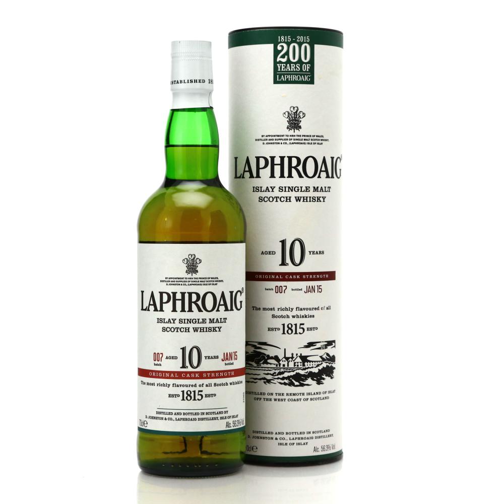 Laphroaig 10 Year Old Cask Strength Batch #007