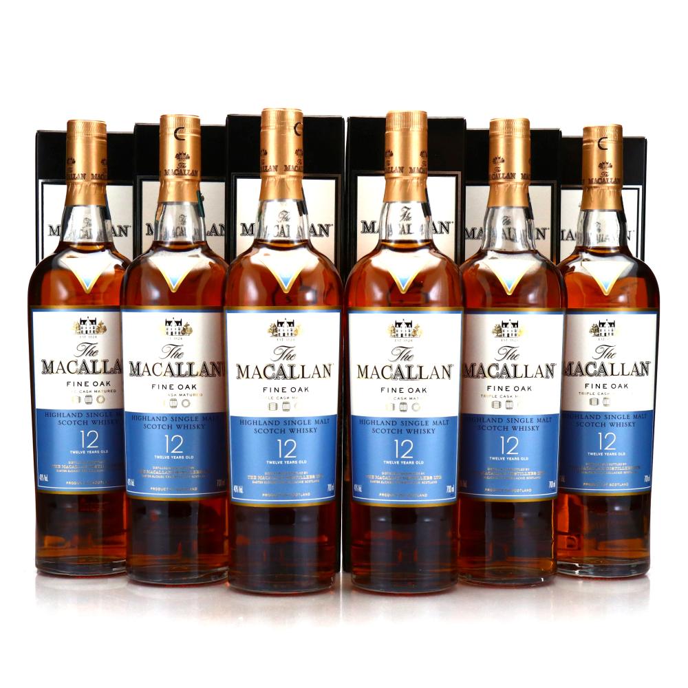 Macallan 12 Year Old Fine Oak 6 x 70cl / Nick Veasey Six Pillars Collection