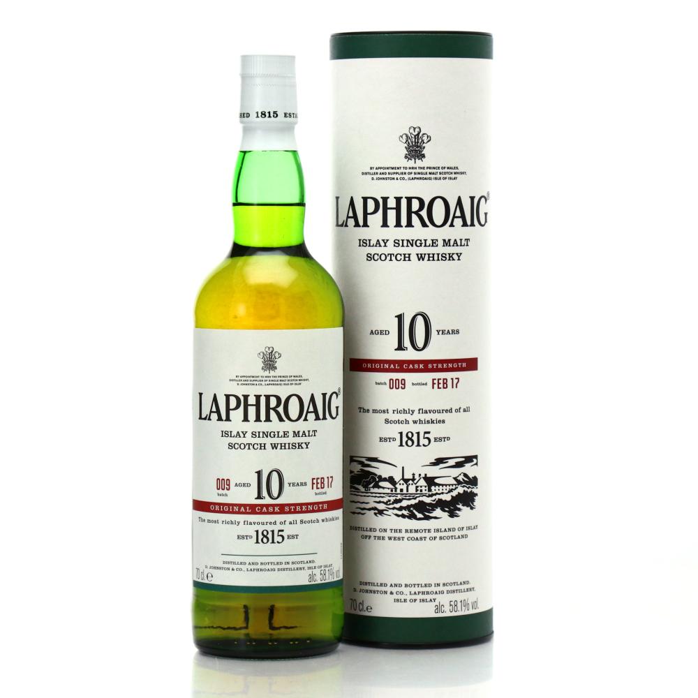 Laphroaig 10 Year Old Cask Strength Batch #009