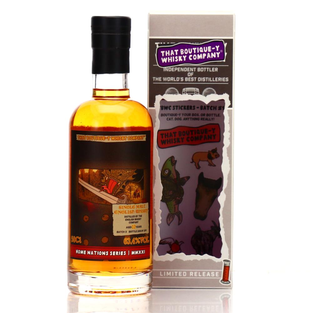 English Whisky Co 12 Year Old That Boutique-y Whisky Company Batch #3