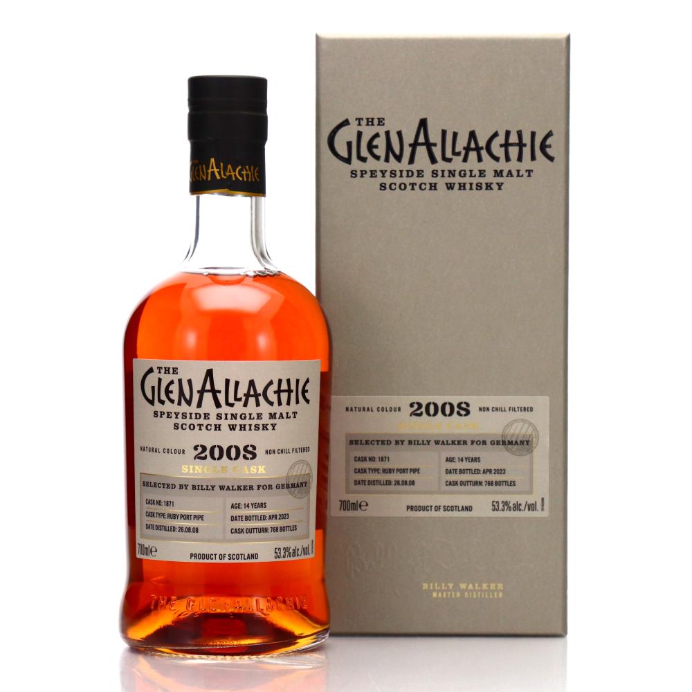 Glenallachie 2008 Single Port Cask 14 Year Old #1871 / Germany