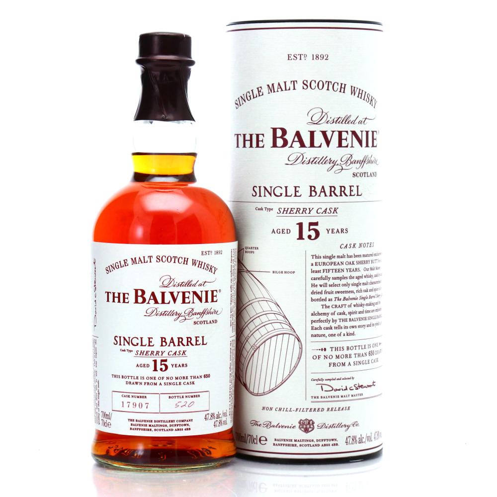 Balvenie 15 Year Old Sherry Cask Single Barrel #17907