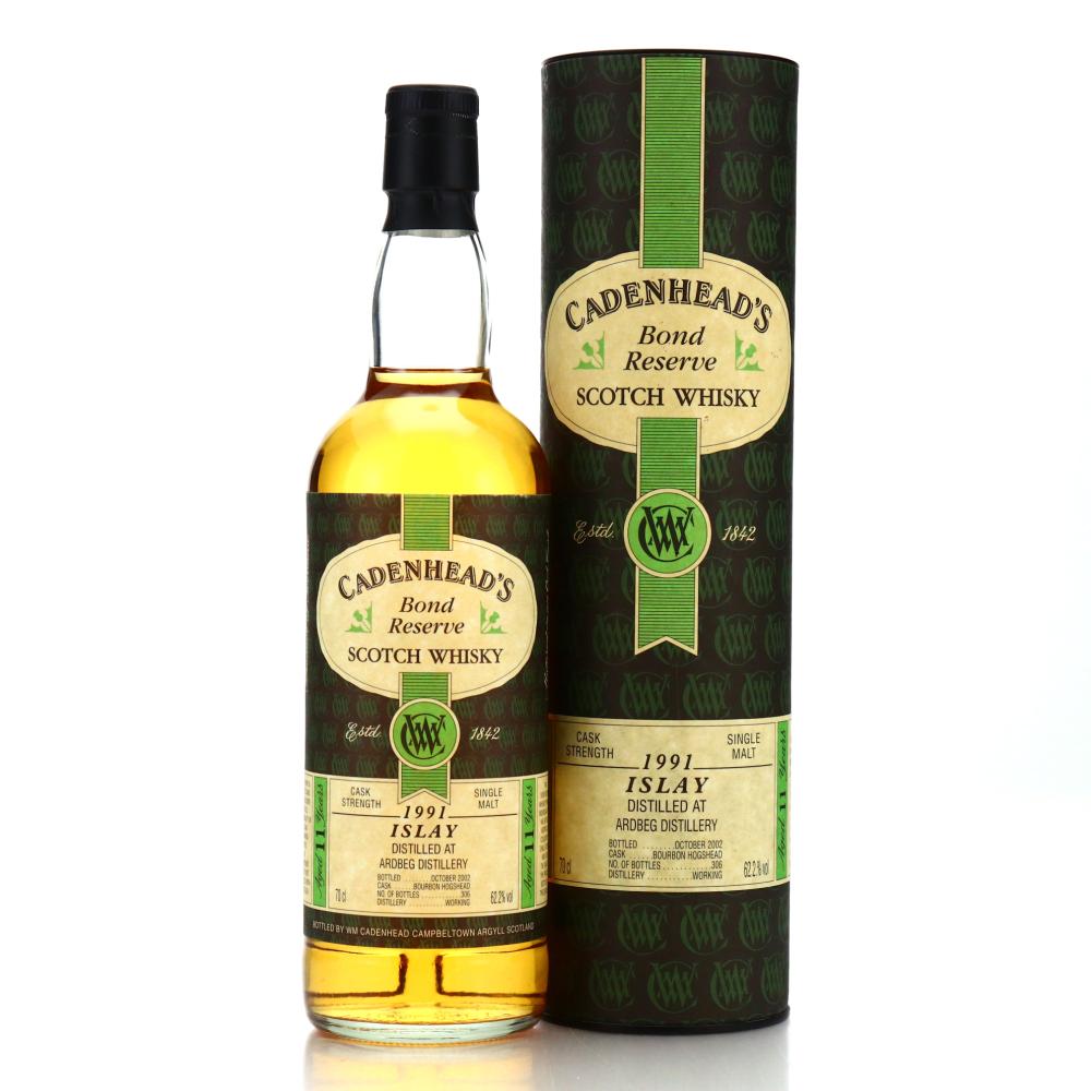 Ardbeg 1991 Cadenhead's 11 Year Old Bond Reserve