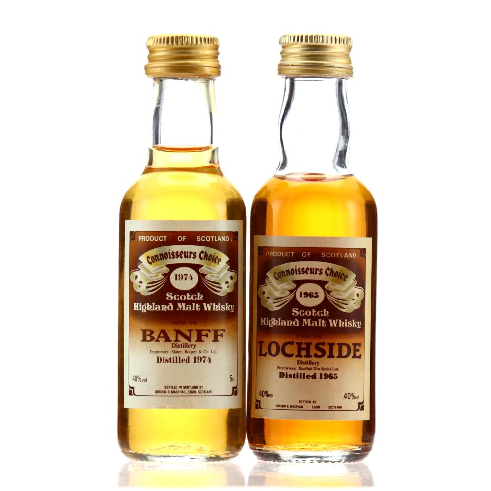 Gordon and MacPhail Connoisseurs Choice Miniatures x 2