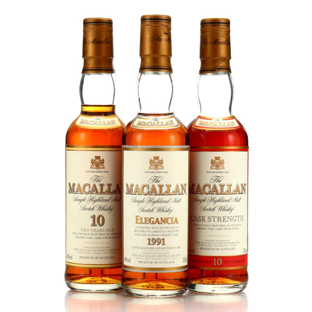 Macallan Gift Pack early 2000s 3 x 33.3cl