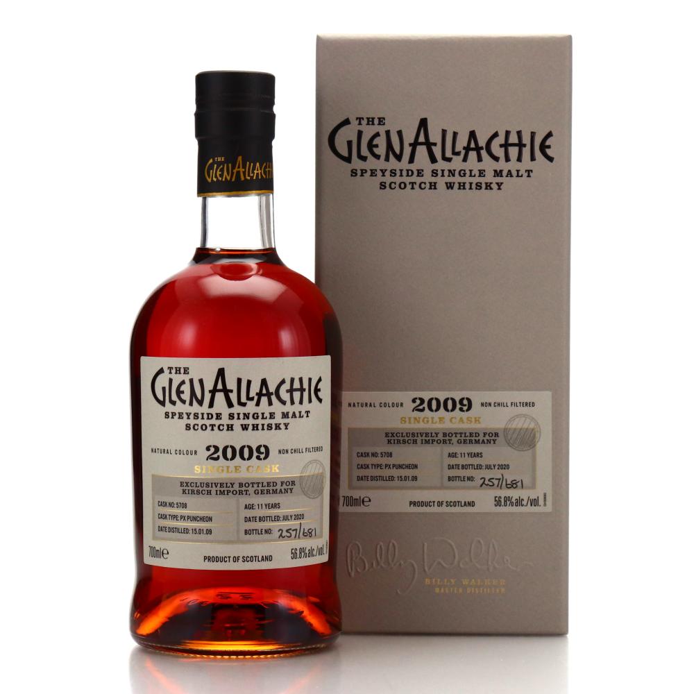 Glenallachie 2009 Single PX Cask 11 Year Old #5708 / Kirsch Import