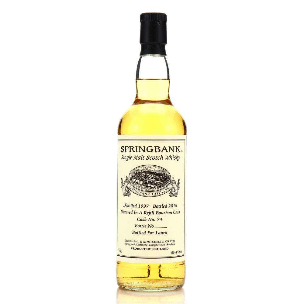 Springbank 1997 Private Cask 21 Year Old #74 / Bottled for Laura
