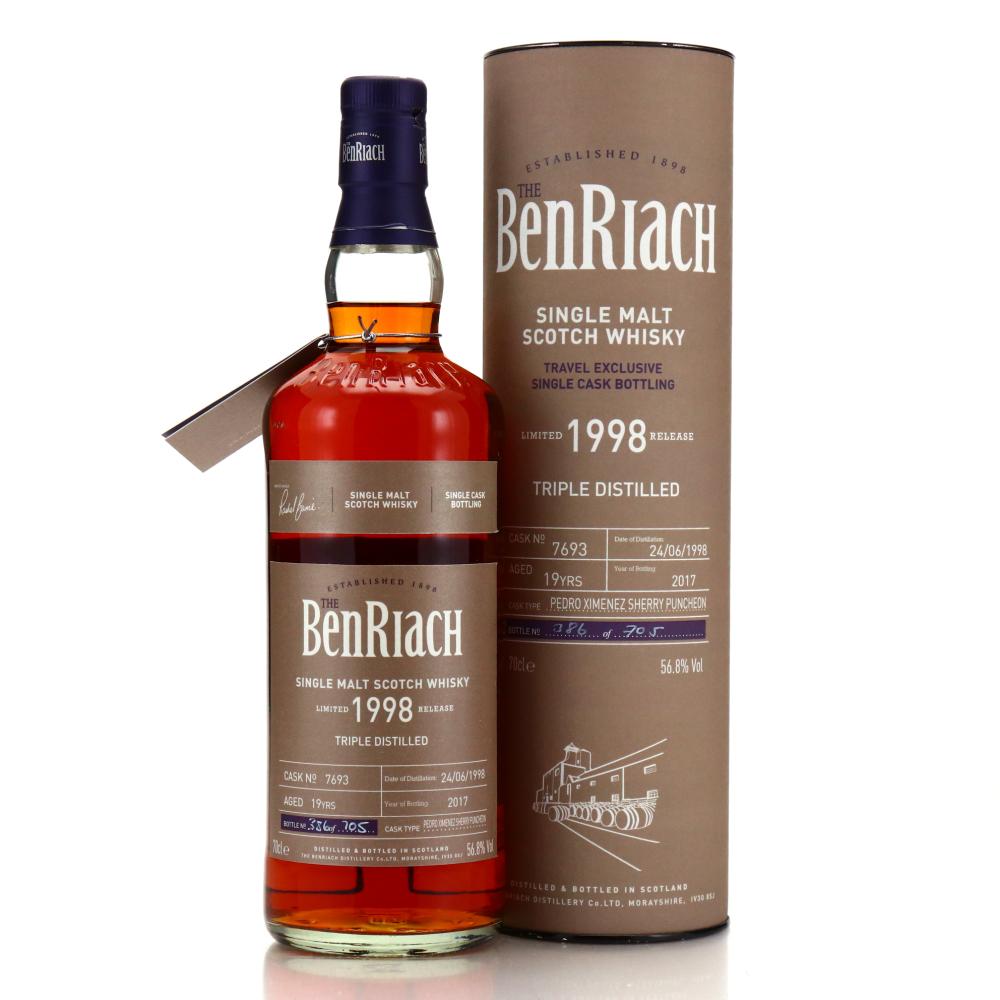 Benriach 1998 Triple Distilled Single PX Cask 19 Year Old #7693 / Travel Retail