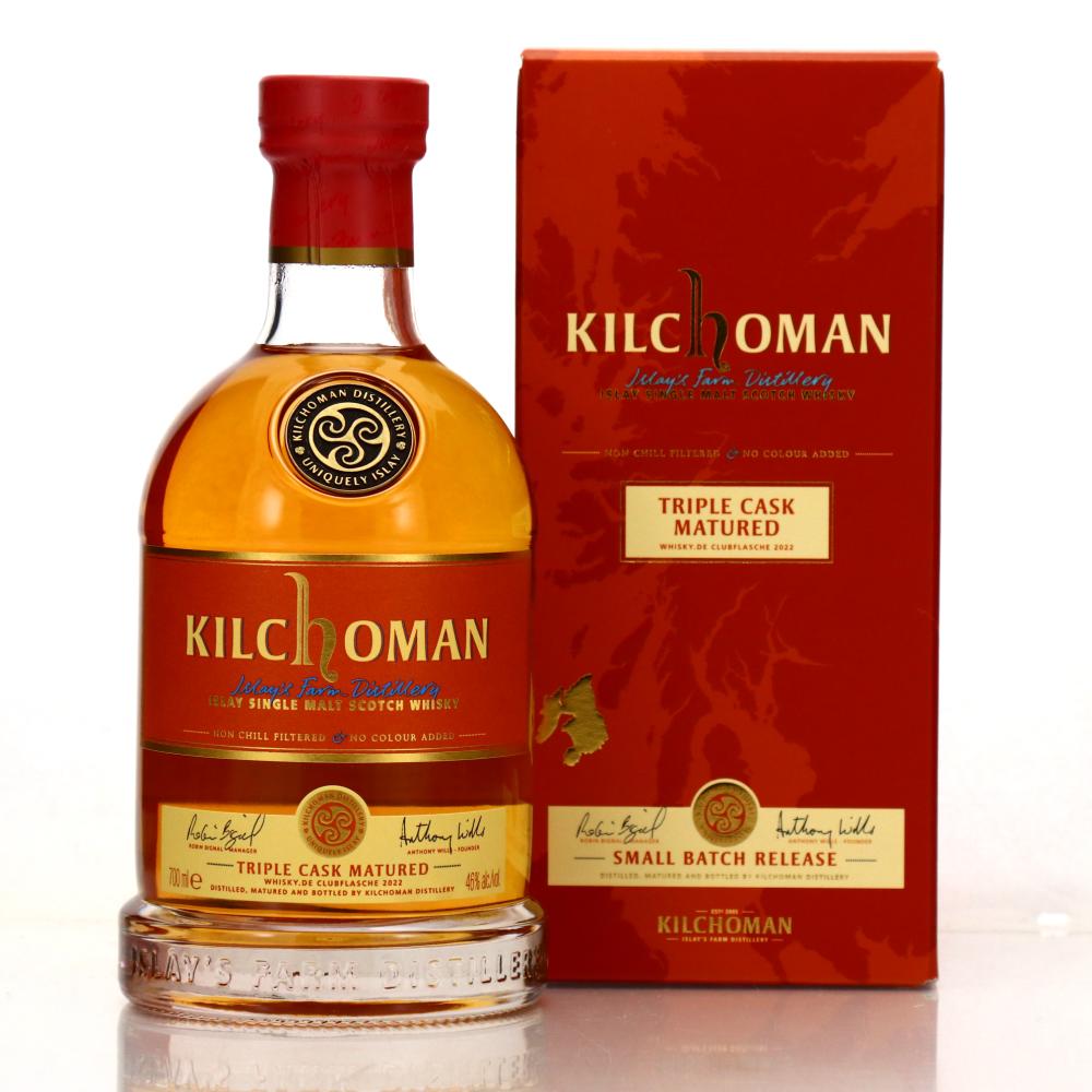 Kilchoman Triple Cask Matured / Clubflasche 2022