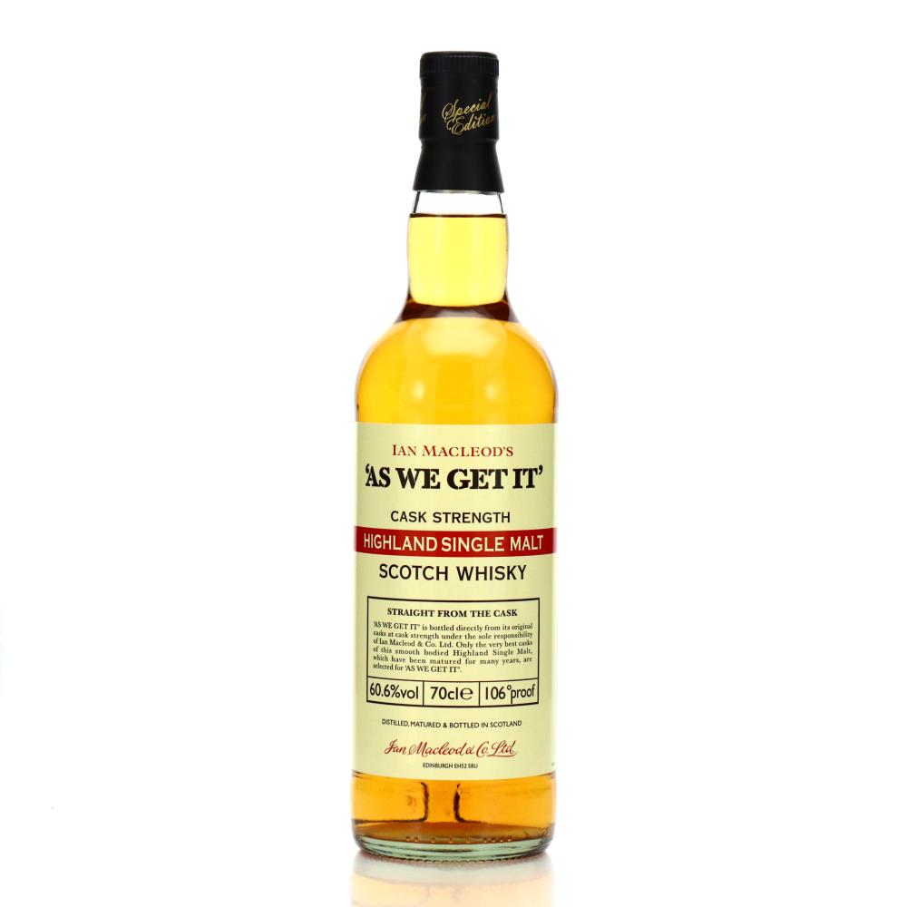 As We Get It Cask Strength Highland Single Malt / 60.6%