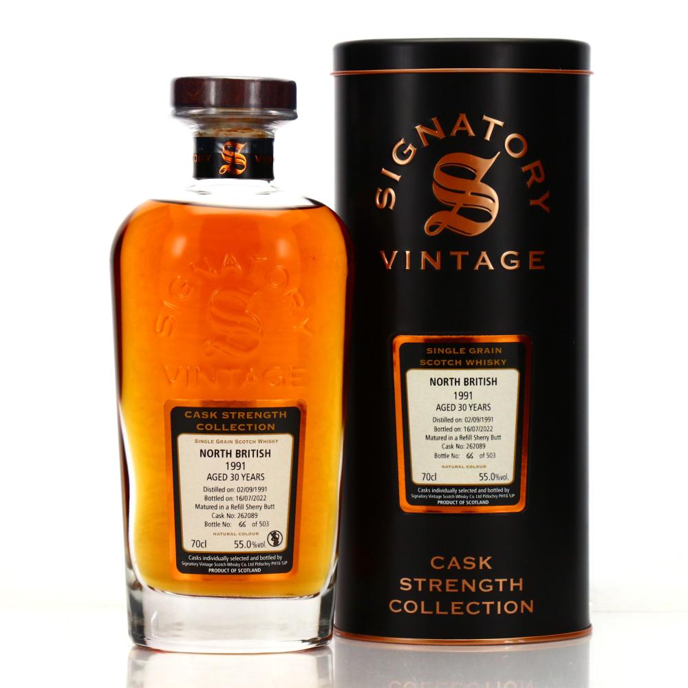 North British 1991 Signatory Vintage 30 Year Old Cask Strength