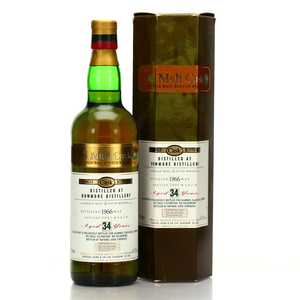 Bowmore 1966 Douglas Laing 34 Year Old Cask Strength / Alambic Classique