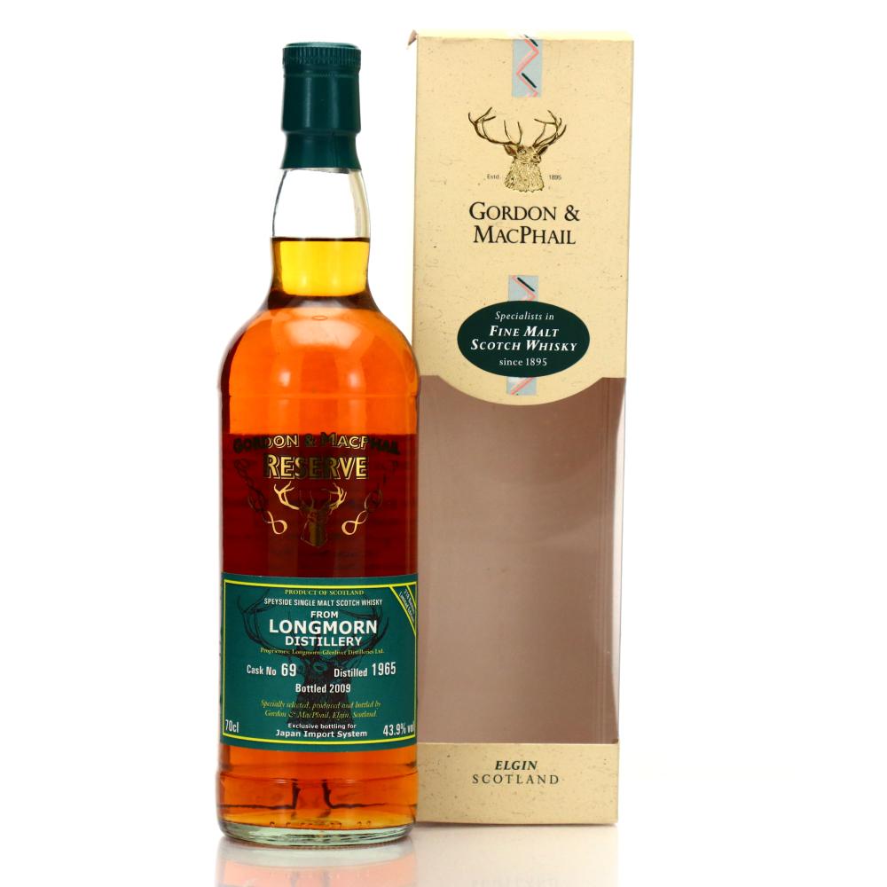 Longmorn 1965 Gordon and MacPhail Single Cask Reserve​ #69 / Japan Import System