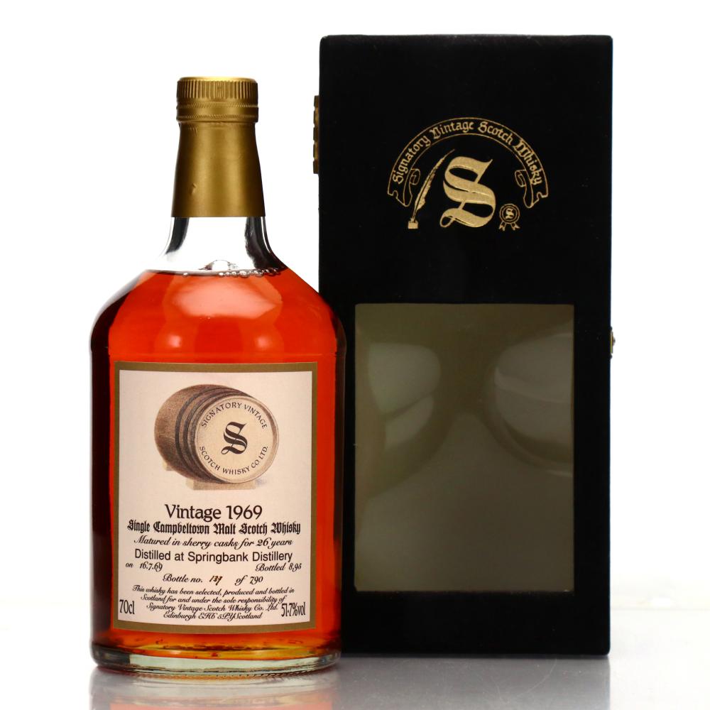 Springbank 1969 Signatory Vintage 26 Year Old