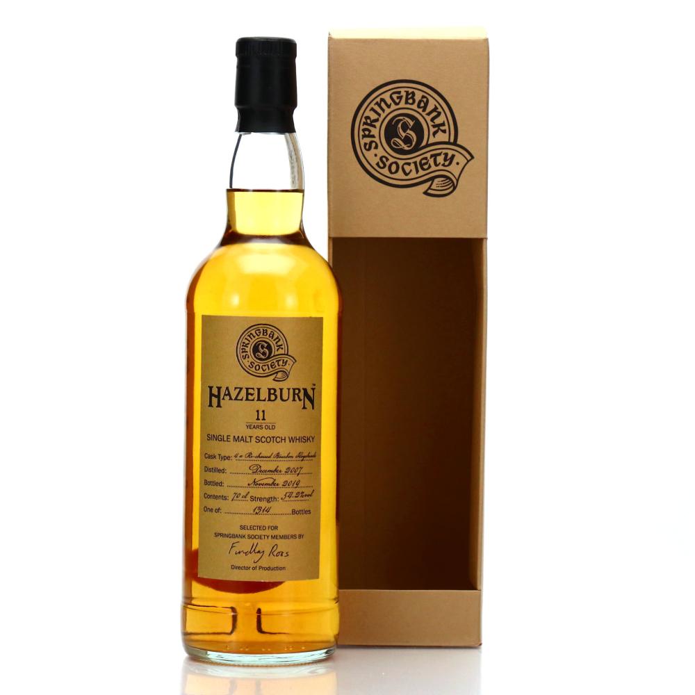 Hazelburn 2007 Springbank Society 11 Year Old / Re-charred Bourbon Hogsheads