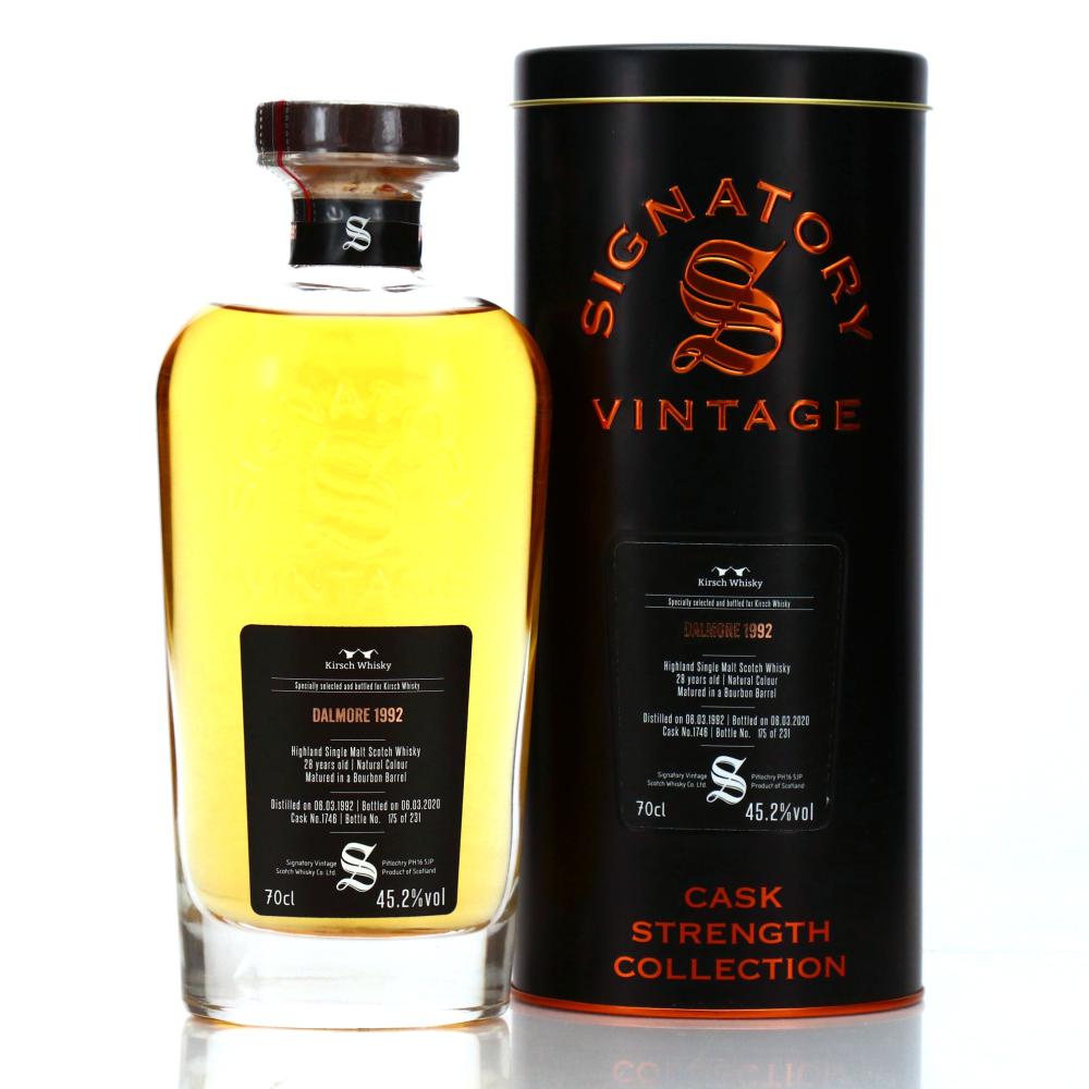 Dalmore 1992 Signatory Vintage 28 Year Old Cask Strength / Kirsch