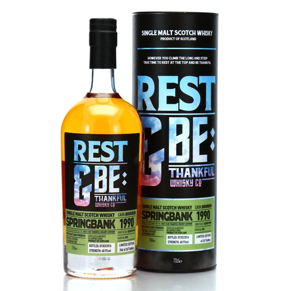 Springbank 1990 Rest and Be Thankful Whisky Co