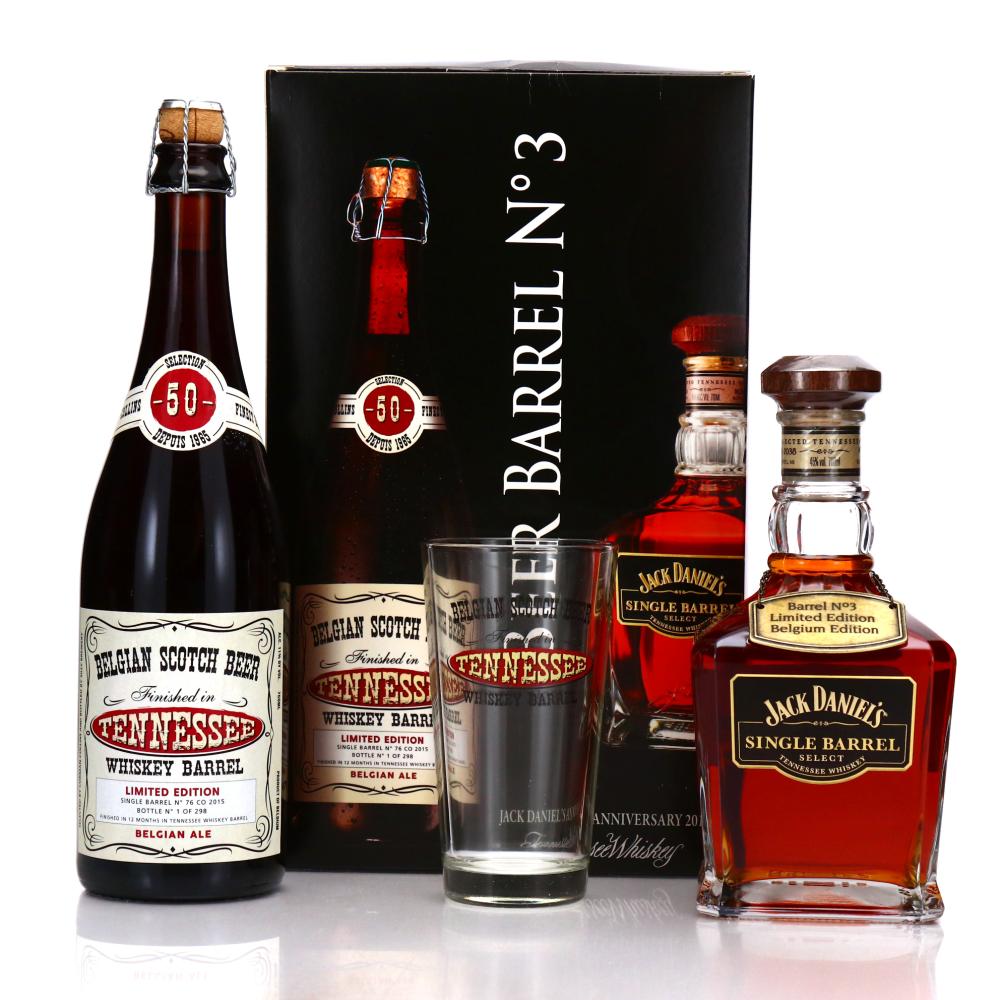 Jack Daniel's Single Barrel Select 2015 Gift Pack 70cl / Beer Barrel No.3