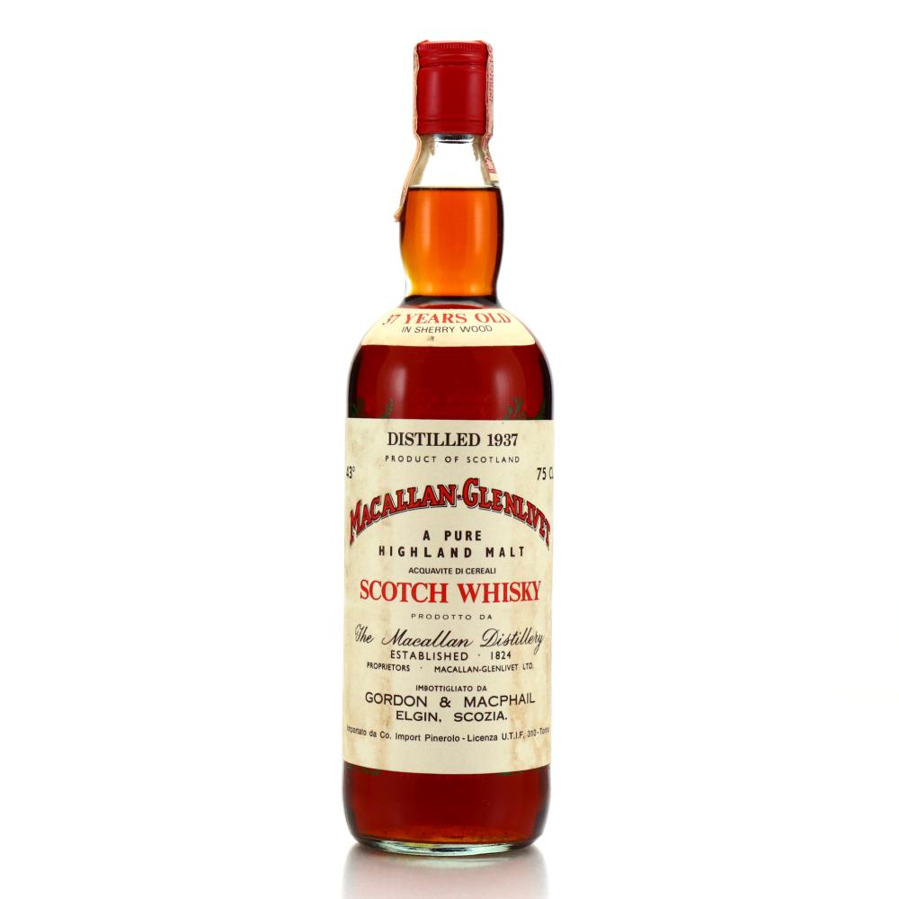 Macallan 1937 Gordon and MacPhail 37 Year Old / Edward and Edward