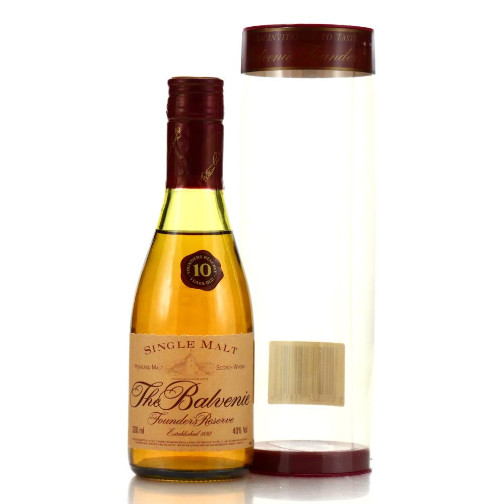 Balvenie 10 Year Old Founder's Reserve Cognac Bottle 20cl 1990s 