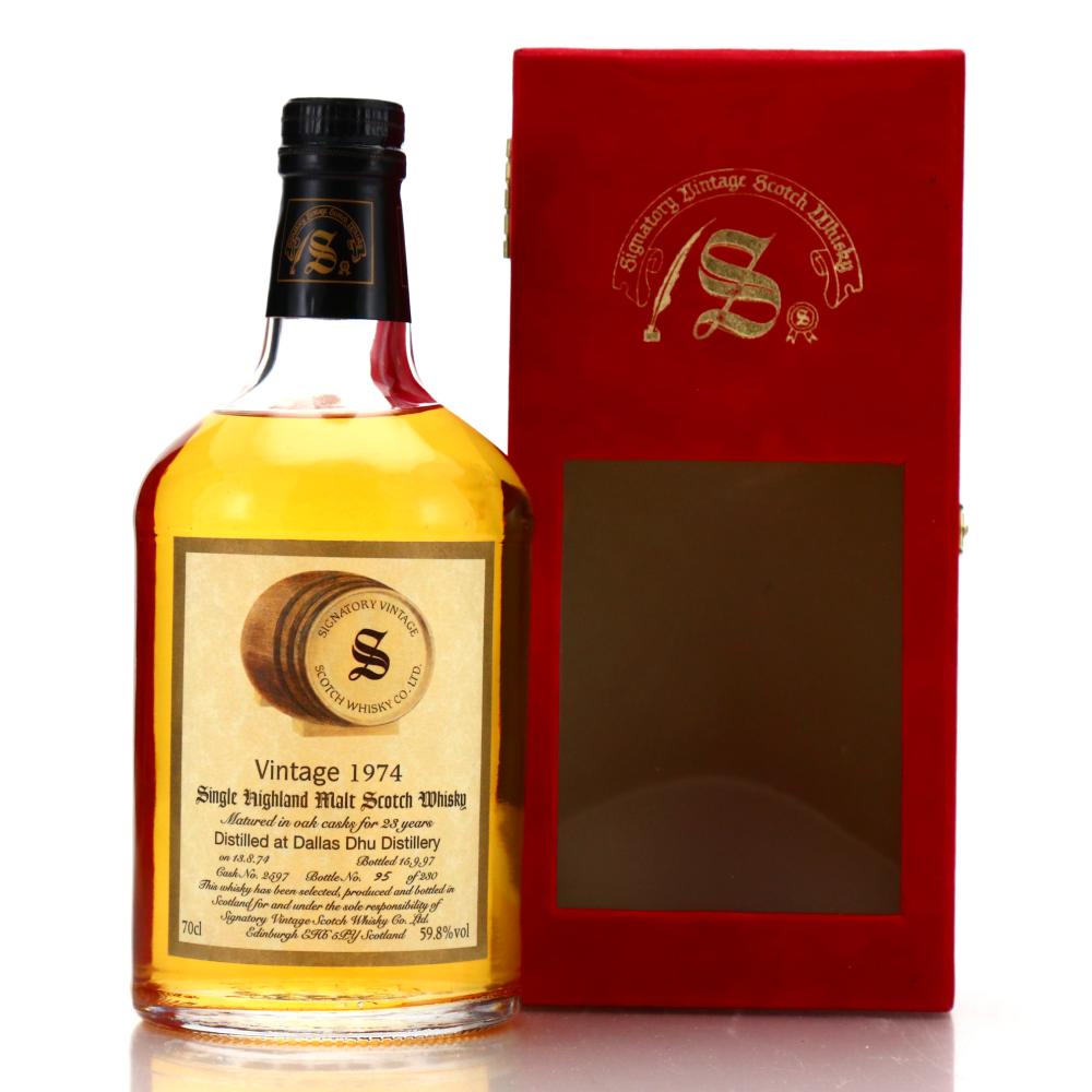 Dallas Dhu 1974 Signatory Vintage 23 Year Old