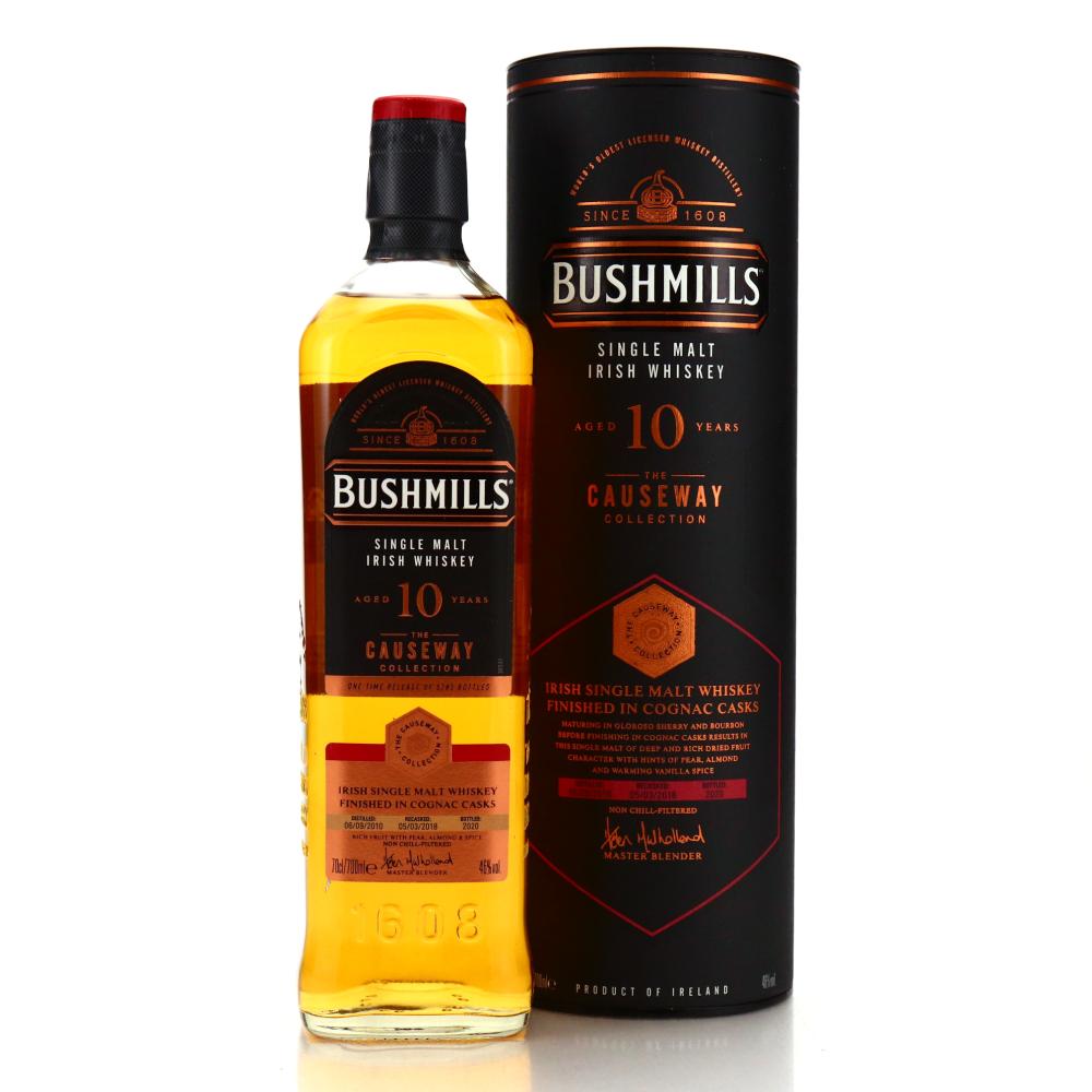 Bushmills 2010 Cognac Casks Finish 10 Year Old / The Causeway Collection