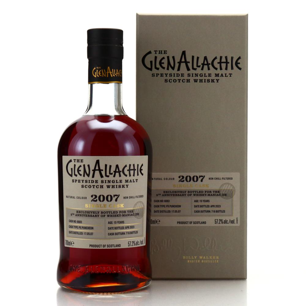 Glenallachie 2007 Single PX Cask 15 Year Old #6683 / 5th Anniversary of Whisky-Maniac