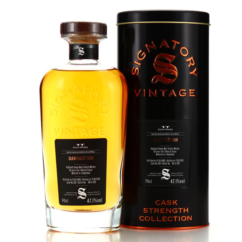 Glenturret 1989 Signatory Vintage 30 Year Old Cask Strength / Kirsch Whisky