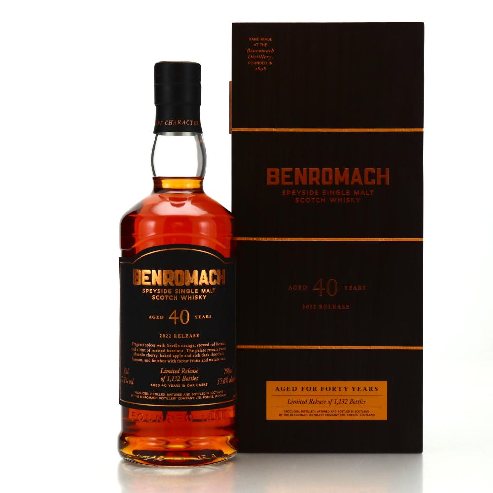 Benromach 40 Year Old 2022 Release
