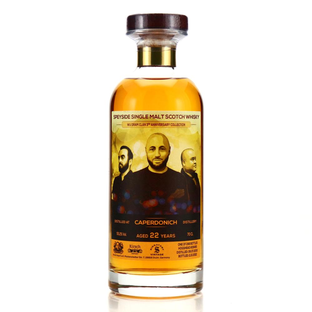 Caperdonich 2000 Signatory Vintage 22 Year Old / Wu Dram Clan 3rd Anniversary Collection