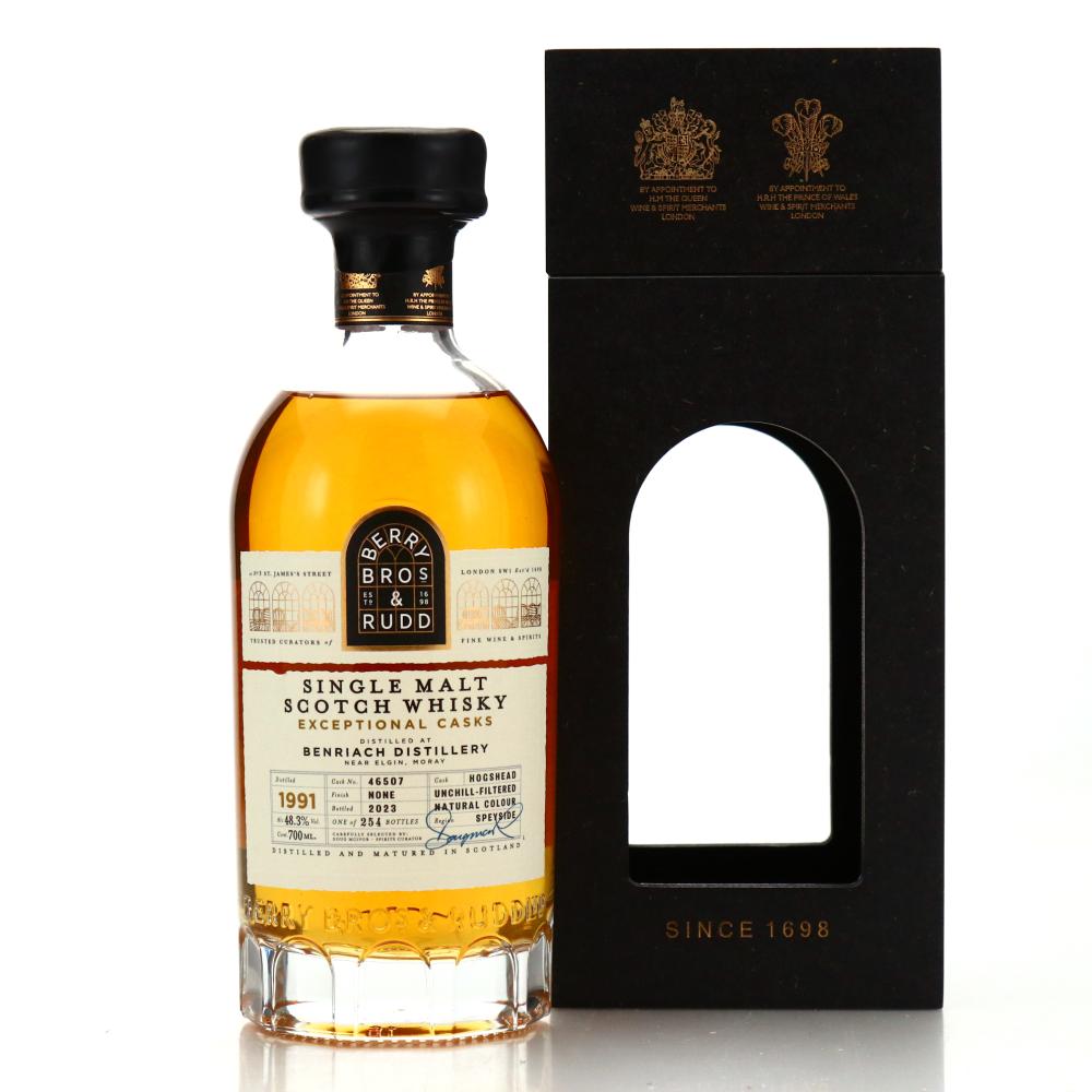 Benriach 1991 Berry Brothers and Rudd Exceptional Casks