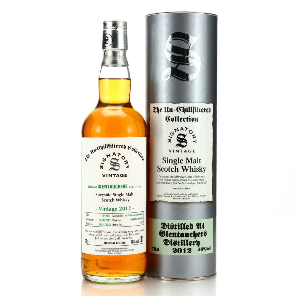 Glentauchers 2012 Signatory Vintage 10 Year Old