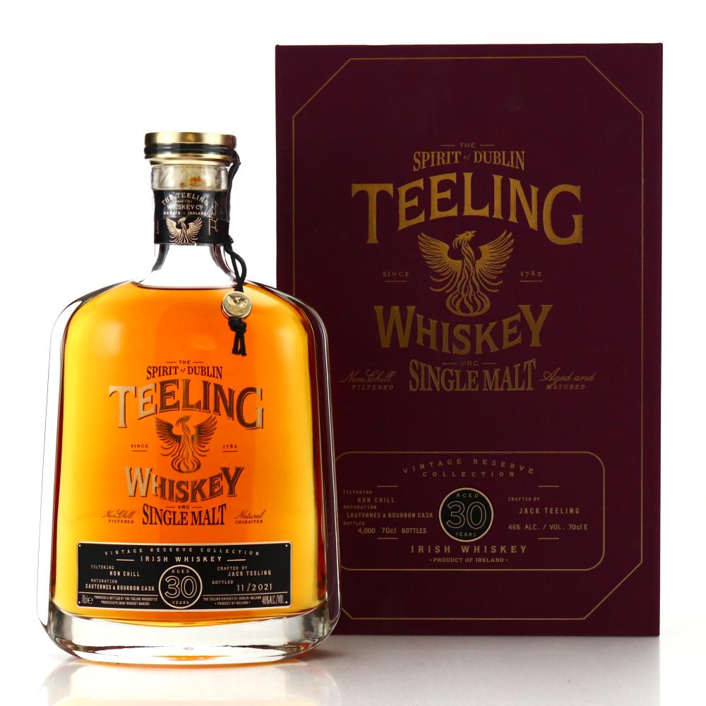 Teeling Whiskey 30 Year Old Vintage Reserve Single Malt / Bourbon & Sauternes