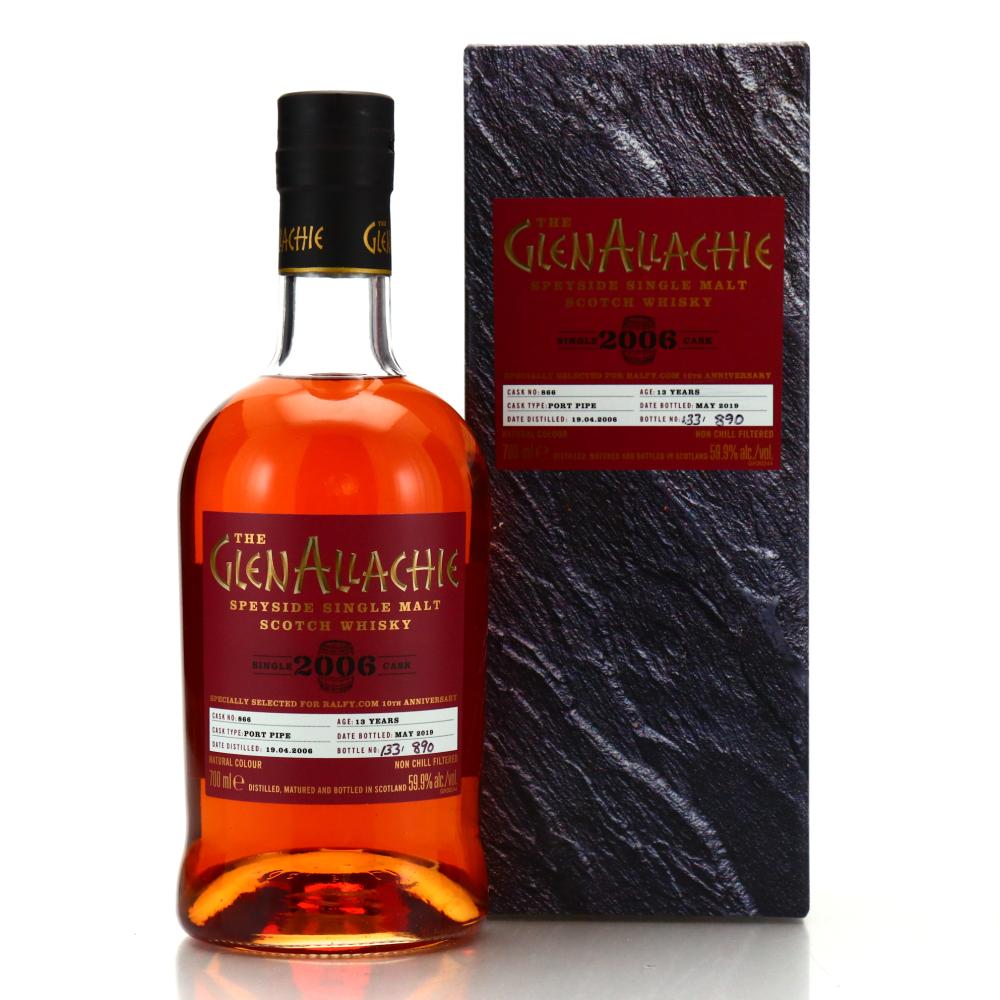 Glenallachie 2006 Single Port Cask 13 Year Old #866  / Ralfy 10th Anniversary