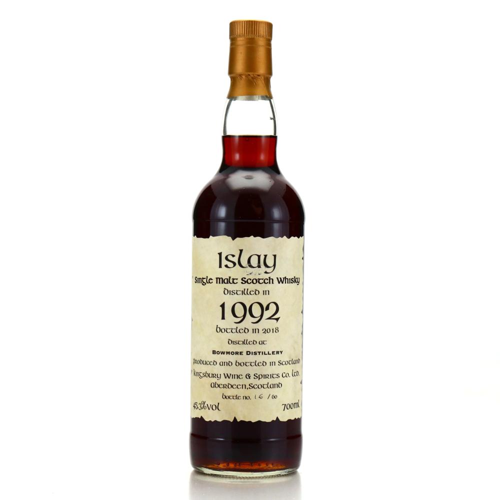 Bowmore 1992 Kingsbury 25 Year Old Celtic Label
